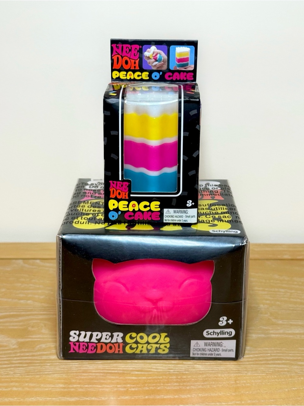 NeeDoh Bundle Super Cool Cat + Peace O’ Cake 🩷